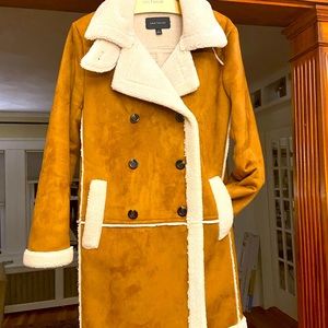 Ann Taylor XS Sherpa Peacoat /Jacket